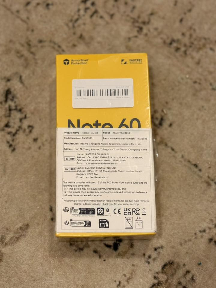 للبيع realme Note 60

 • كاميرا 32MP
 • شاشة 90Hz
 • مقاومة غبار ورذاذ ماء IP64
 • بطارية قوية (عادة 5000mAh
 • الرام: 3GB
 • السعة: 64GB
 • اللون: Marble Black (أسود رخامي)
 • الموديل: RMX3933

السعر 130.  بدل.  145. 

رقم هاتف ***********
