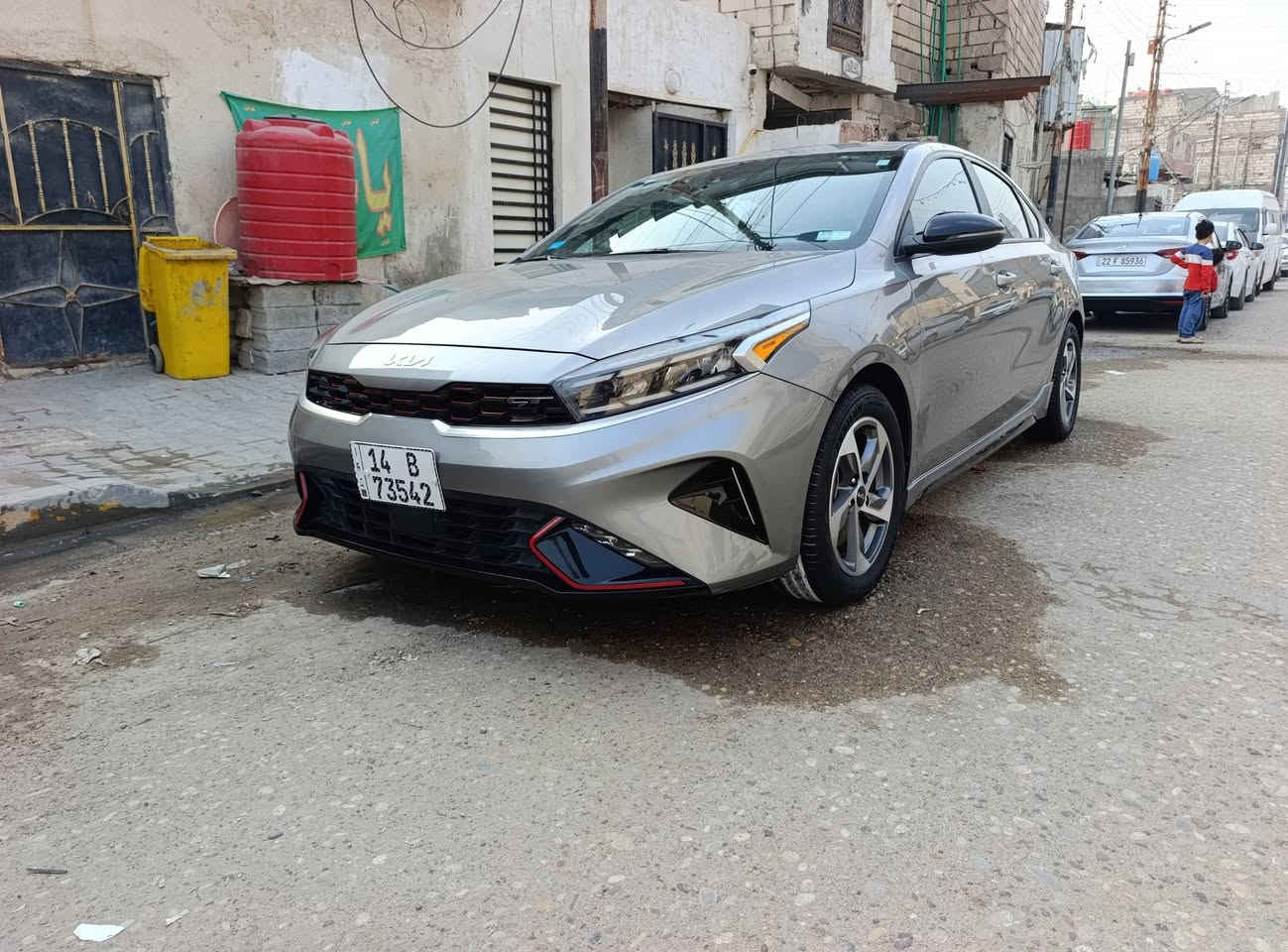 البيع او مراوس كيا فورتي جيتي  وارد امريكي كفاله عامه تقرير غرق تعمل وتسير سياره جديده رقم معوقين تخم تاير جديد سعر153 بيه مجال***********
