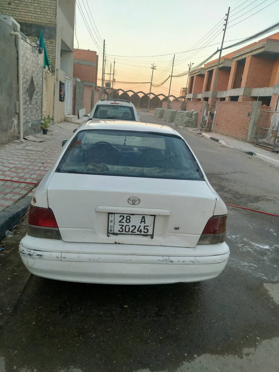 سلام عليكم 
تيوتا كورلا 1998 رقم نجف انكليزي سنويه لل2029  شكل مثل مموضح بصوره نقوصاتها حداديه اماميه واشر قبق ولفات وانطيك اني قبق ولفات ويا مال تفصيخ بس عليك الشد وجوزه سويج مسويه جطل لان صار عطل عندي بلكهربائيات جام كله ينزل ما عده وحده مكانها كربلاء حي الصناعي صاحبها موجود جيرانه باي وقت تريد تحول يحولك واني ادليك بي وانطيك رقمه مصفره غرامات  سعر 23 ورقه وبيها مجال قليل حك الجيه رقمي ***********

