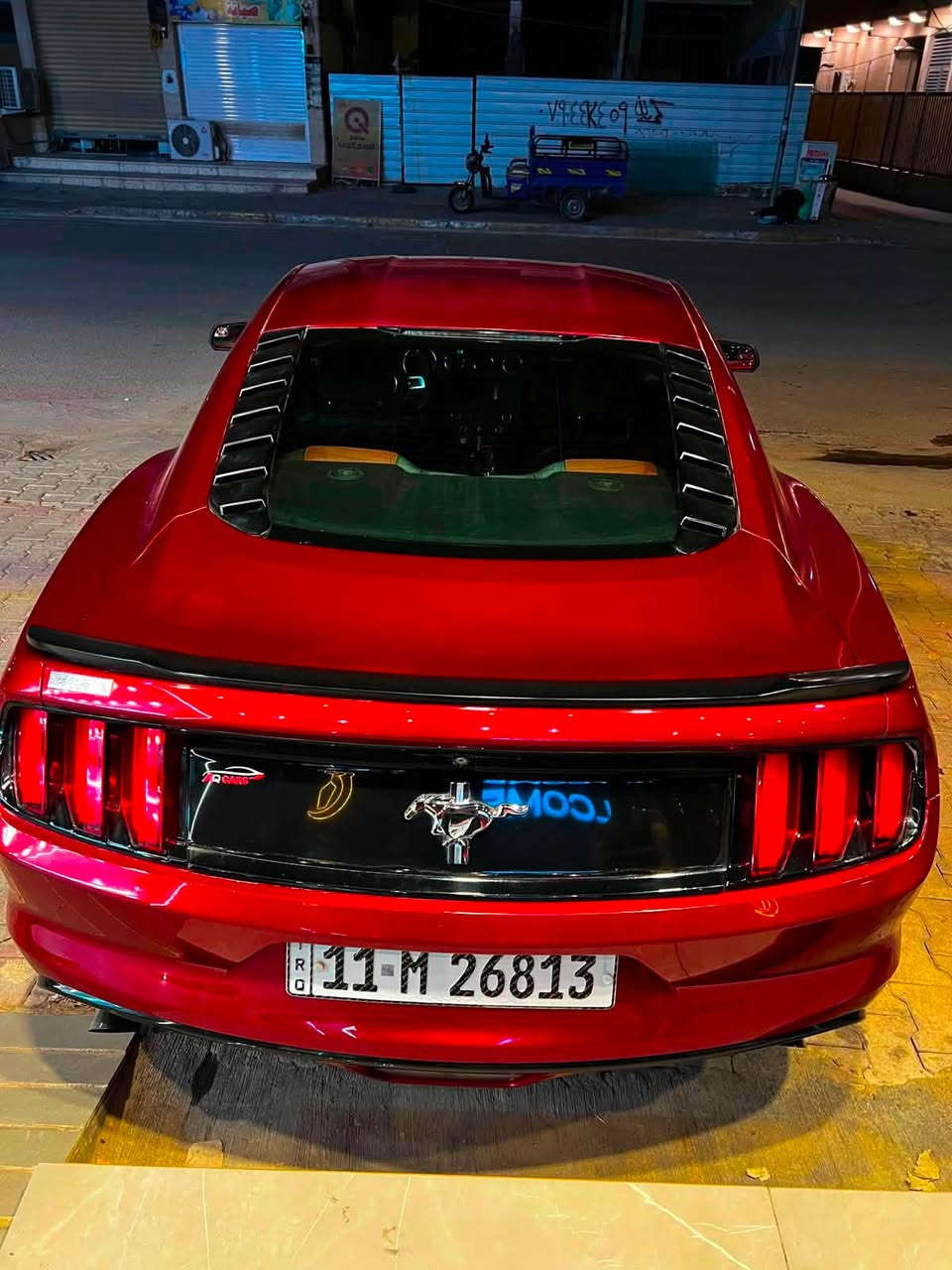 السلام عليكم
Ford Mustang 2015 v6
engine 3.7

اضافات 
شوتة bbk
هدرز bbk
داون بايب 
 اكس بايب 
برمجة بوب كورن 
بنيد فايبر الياف 
دواخل كاربون فايبر 
ويل حجم ٢٠ اصلي 
ممشى ٤٥ الف ميل 
بجم كبس 

واتساب ***********
