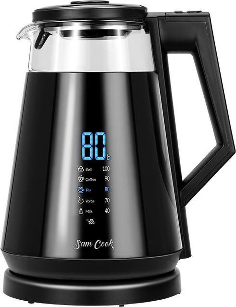 غلاية Sam Cook PSC-111 الكهربائية الزجاجية ذات التصميم الحديث واللون الأسود.تتميز الغلاية بإمكانية ضبط درجة الحرارة في نطاق يتراوح بين 40 إلى 100 درجة مئوية.تحتوي على شاشة إلكترونية سهلة القراءة تعرض درجة الحرارة الحالية للماء.تتميز بقاعدة تدور بزاوية 360 درجة لسهولة الاستخدام.


**إذا كنت صاحب هذا الإعلان وتريد حذفه لأي سبب، رجاءا أرسل رسالة إلى الدعم الفني**