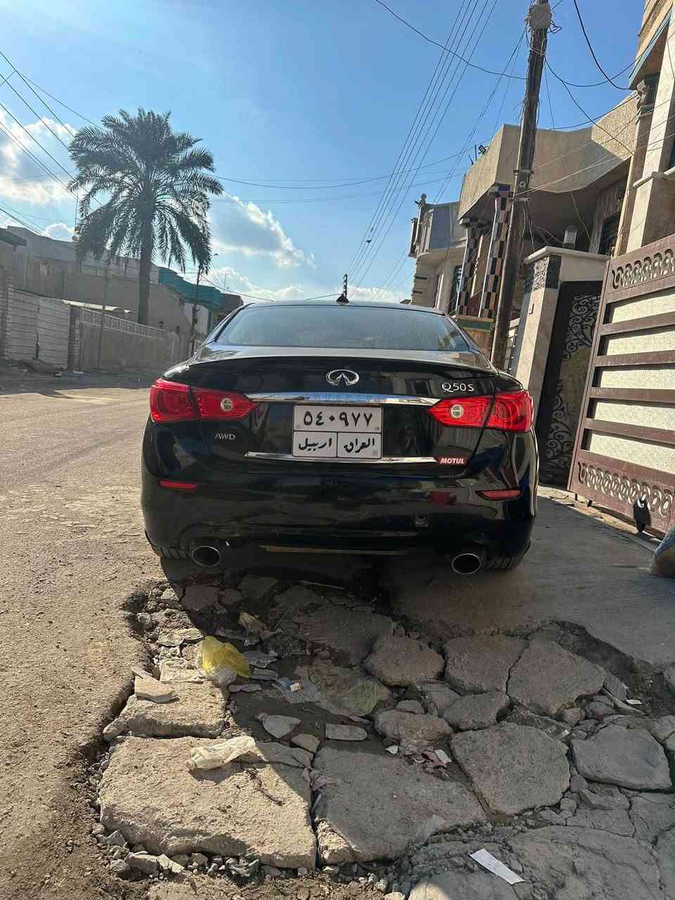 للبيع آنفنتي Q50 Sموديل 2017
مكينة 4سلندر 2000  تيربو
فول مواصفات 1/1 بصمة فتحه 

ملاحظه: حاليا السياره بيهه الرقم الجديد ( الانكليزي)هاي صور قديمه

***********

🟩 السعر  _ 120 وبيها مجال بسيط
                  
وارد امريكي قطعة صبغ ( ايرباك برده فقط) بدون دواخل رقم اربيل تحويل مباشر او وكاله حسب الطلب  لون اسود ميتاليك مابيه اي نقص كير وميكنه وصدر كله بلشرط
 100  mi الحمد الله … 
مواصفات …….. 
مكينة 4سلندر 2000  تيربو
بصمة
فتحة
 شاشة ماوس
كشنات جلد كهرباء 
تدفئه بالكشنات الاماميه

سستم سماعات بوس
وضعيات قياده اربعة 
كامره خلفيه HD 
دبل شاشة
اناره زنون بلادي
ليد حاجب نهاري
ليد خلفي 
ويل كب حجم ٢٠ 

مكاني بغداد / الاعضمية  
صور الحادث خاص
