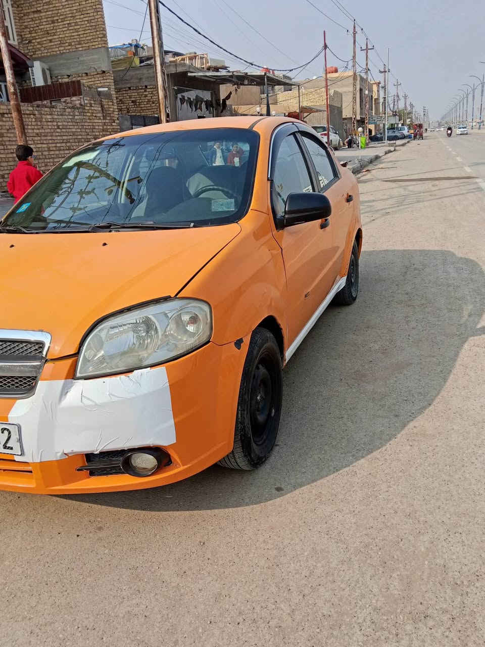 افيو اجره للبيع سياره جاهزه من كلشي تخم تاير كير ومكينه تبريد ثلج حداديه جاهزه مصفره هيئه وغرامات ارقام نكليزي  بائسمي كير عادي مديل 2008سعر 45وبيه مجال مكانه واسط كوت للستفسار اتصل على ***********
