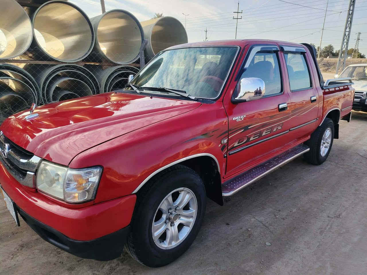 السلام عليكم للبيع دير موديل 2010 رقم بابل سياره مكفوله كفاله عامه من كشي كير شاصي  محرك حداديه تخم تاير جديد كهربايات كله شغاله المكان الديوانية السعر 60 تصال على رقم ***********
