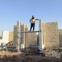 ورحمه الله وبركاته خلفه بناء درجة اولى نشر على القالب لتزام بالمواعيد ...