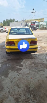 سمند موديل 9 مقفوله من ضربه ماكينه جديده تبريد شغال رقم بغداد تحويلرال...