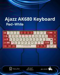 ️ كيبورد  Ajazz AK680   ✨ لوحة مفاتيح ميكانيكية أنيقة ومثالية للألعاب ...