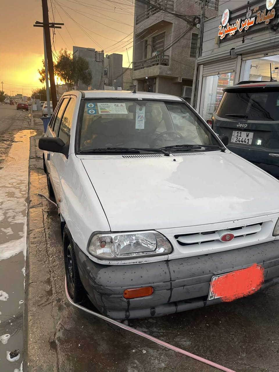 سلام عليكم سايبا بيضه خصوصي  موديل ٢٠١٠ سياره 
كير و مكينه و تبريد وشواصي مكفولات خير من الله  تخم تاير جديد صدر جديد  باسمي السياره شرط التحويل رقم حلو وهزه جديده مكان  السياره بغداد الشعب حي سومر ***********
