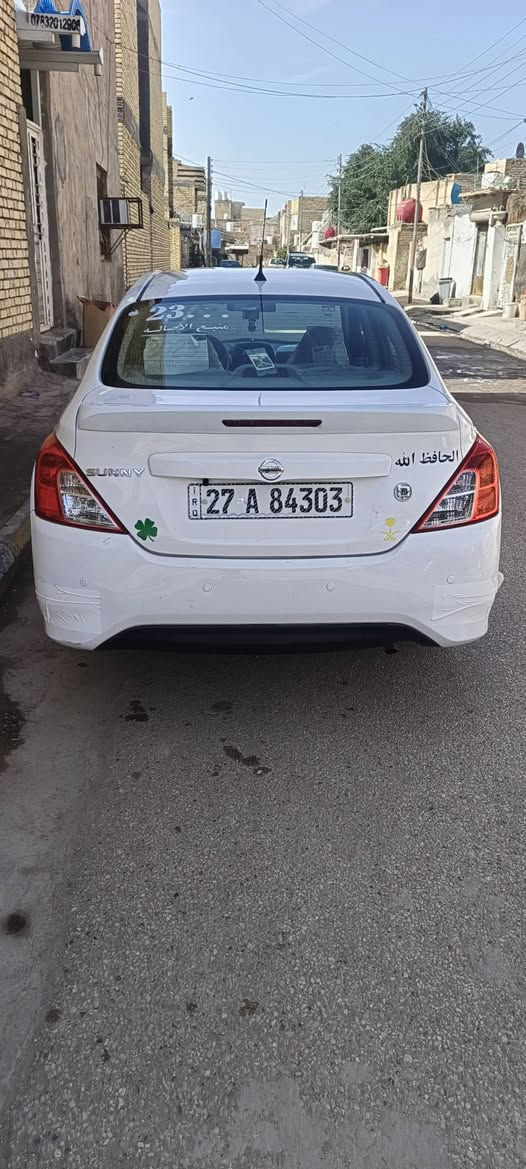 نيسان صني بليته زركه مديل 2023 معوقين تبديل بنيد بدون دواخل ماشيه 12 ألف  سياره احله من صور سعر 112مكان ناصرية مركز ***********
