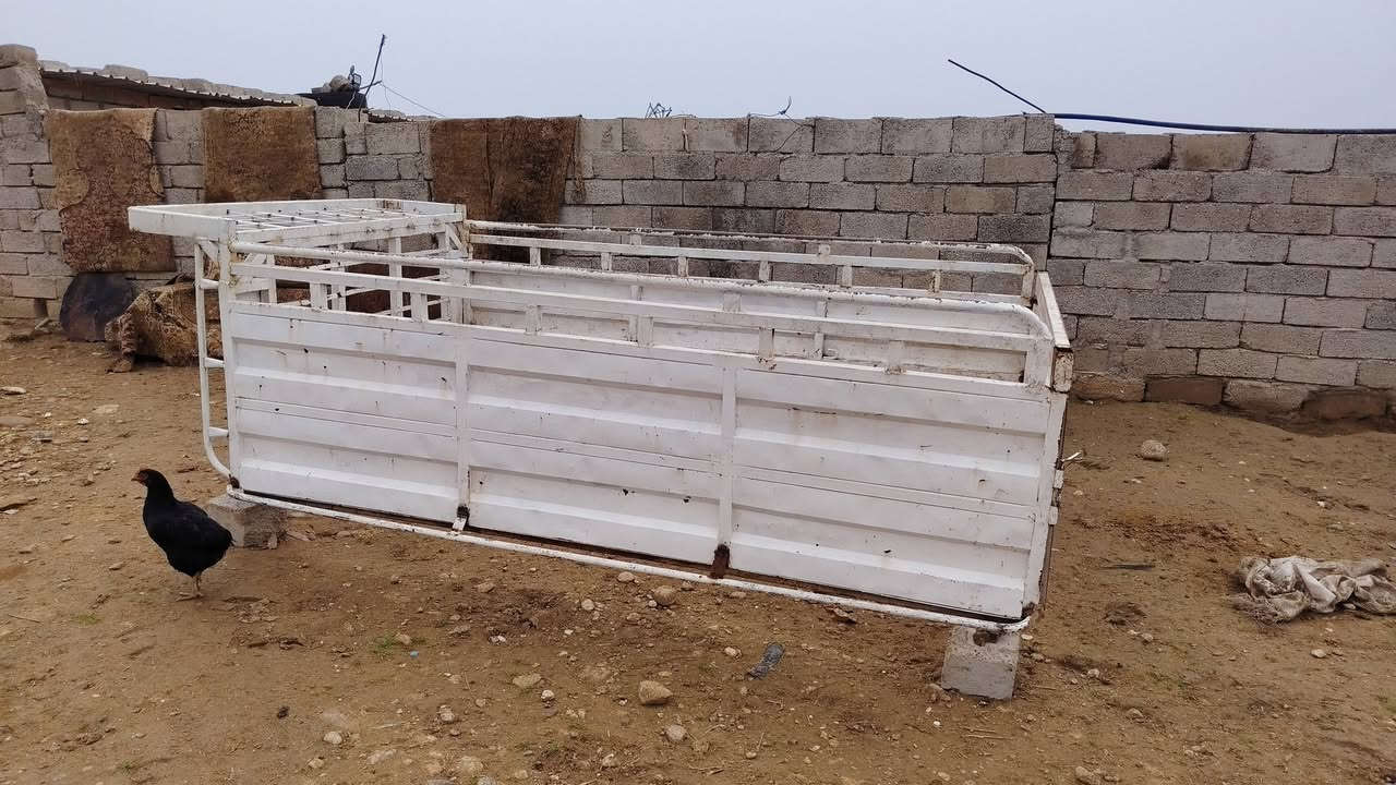 محجل للبيع نضيف كيا 2700 السعر 250 العنوان تلكيف الشراي يتصل *********** حديد درجه اولئ
