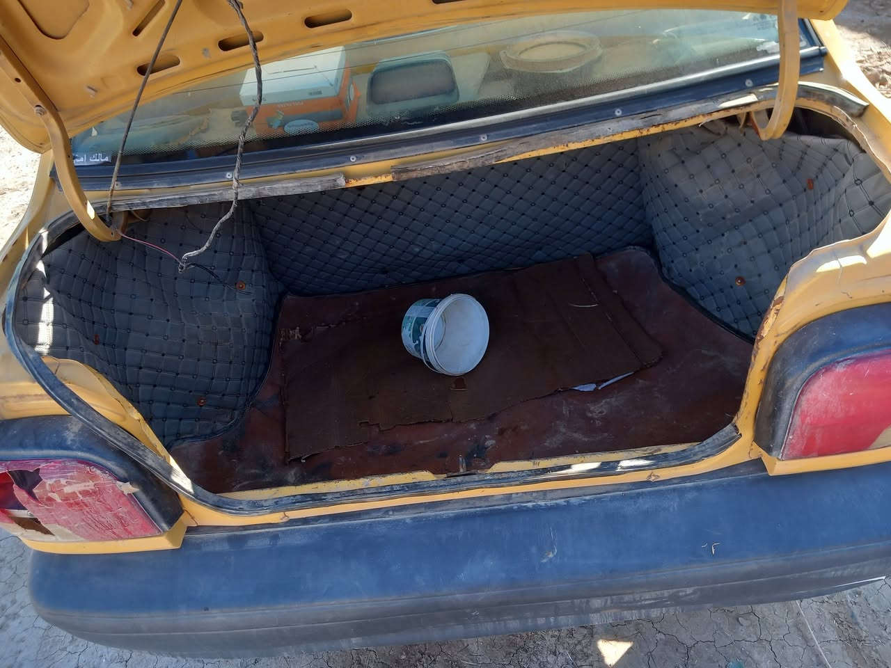 السلام عليكم سايبا موديل ١٢ مكفواله من تبديل وصبغ بس بيهه طخات غليله سيارة بسمي تحويل ثاني يوم مصفرة غرامات وهيه مكان الجسر الفرنسي السعر ٢٥ وبيهه مجال حك جيه ***********
