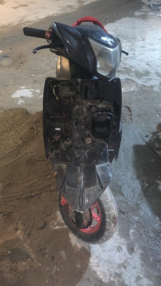 السلام عليكم للبيع دراجة gtrنوزل دراجة مكينه تخبل خرسة شلعه ومعدل نقص بجم وترايش باتري جديد ادامه جديده مال فيتبم دراجة صدك خرسة سعر550وبيهة مجال عنواني بغداد الحريه رقمي ***********
