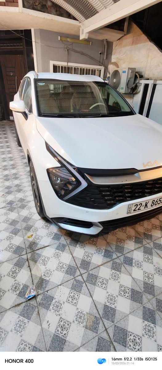 السلام وعليكم للبيع سبورتج 2024
رقم أربيل فول ماعدا البانوراما
تشغيل بصمة
تبريد قطعتين 
تحكم استيرين جهتين وشفتات 
نقاط عمياء ونظام الترحيب 
حساس أمامي خلفي وكاميرا 
كراسي كهرباء وتدفئه 
جنطه كهرباء ومانع انزلاق و أتو هولد ونزول منحدرات 
أنظمة قيادة ايكو سبورت سمارت نورمال 
شاحن لاسلكي 
محرك ألفين سمارت دوش 
السيارة مكفولة ماشية ٢١٠٠٠ ألف مكان السيارة بغداد 
السعر 228$
الاتصال ***********
