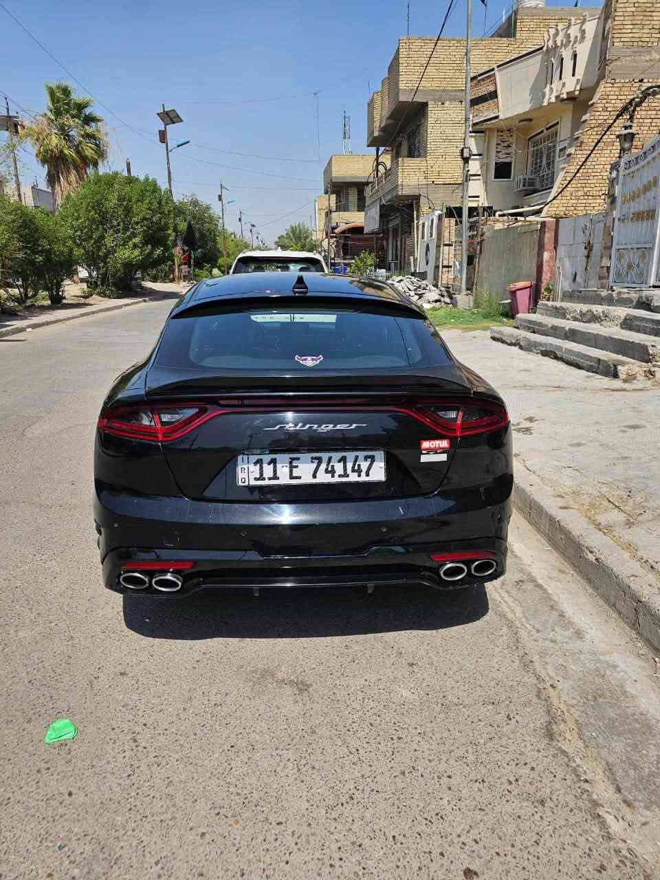 كيا ستنكر 2018 ماشيه 84الف ميل مواصفات ال GT1 حادثها بنيد فقط
بصمه 
تدفئه كشنات 
تحكمات ستيرن 
شاشه 
5 مودات قياده
شفتات 
مري شفط 
رادار 
كشنات جلد 
لد امامي خلفي 
كامره دواره 
عليها دبات وتفريغ
مكانهه حي الخضراء 
***********
السعر 150
