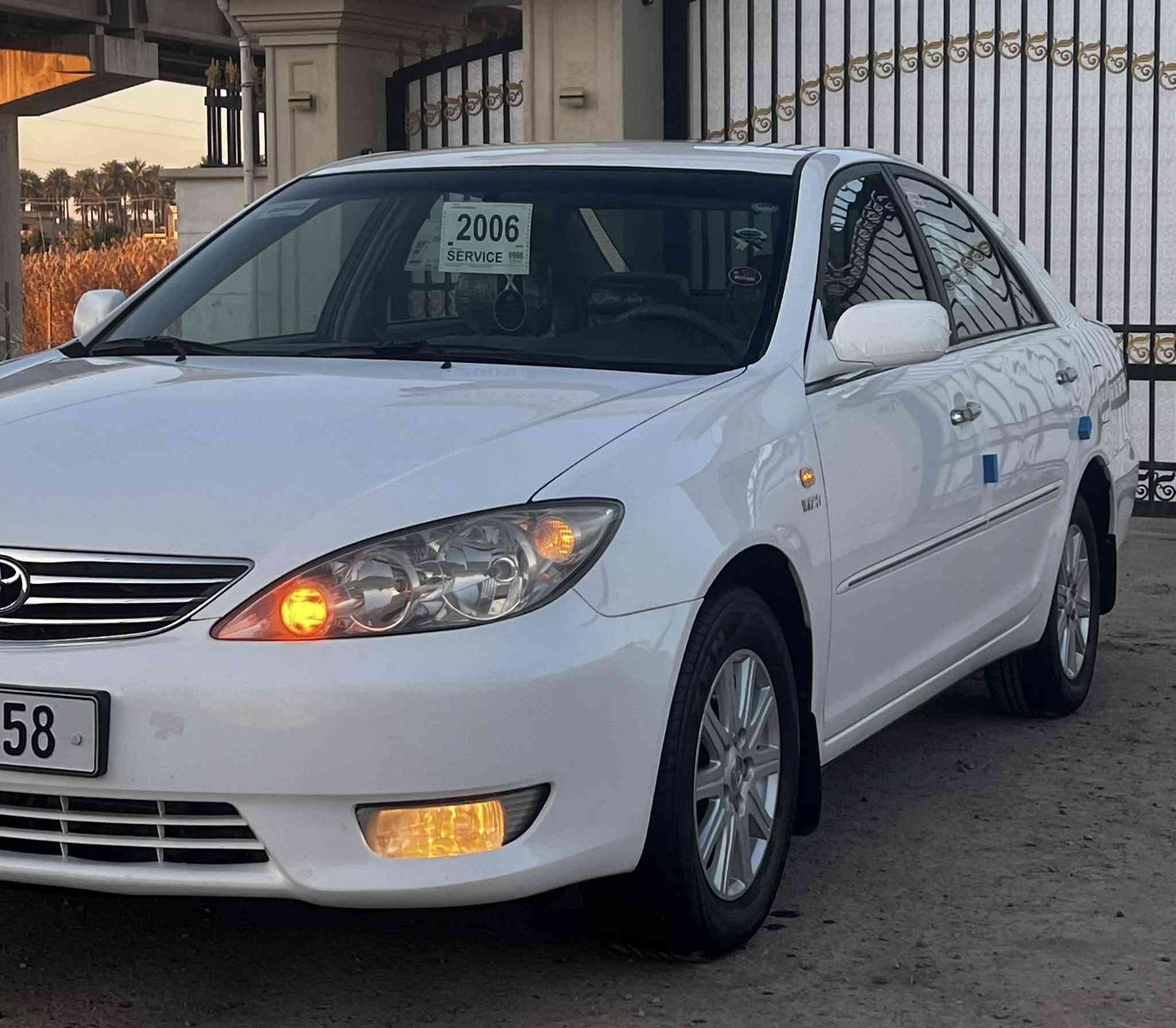 السلام عليكم جميعاً تويوتا كامري خليجي موديل 2006 رقم سليمانيه دولي بسمي السياره مكفوله  محرك 4 سلندر قطعتين تبريد يده نيكل شاشه وكامره برده خلفيه صدر امامي وخلفي جديد تخم تاير جديد محرك وكير مكفولات السيارة جديده مال جناي تبريد 🥶 العنوان صلاح الدين بلد الاتصال ***********
