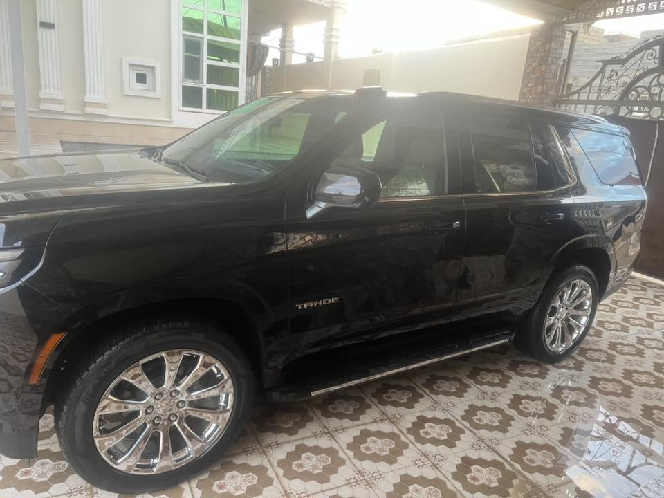 سلام عليكم تاهو 2025 خليجي كفاله عامه مغلفه PPF ماشيه 7000بحال زيرو LS فول سعر واستفسار اتصال ع رقم ***********
