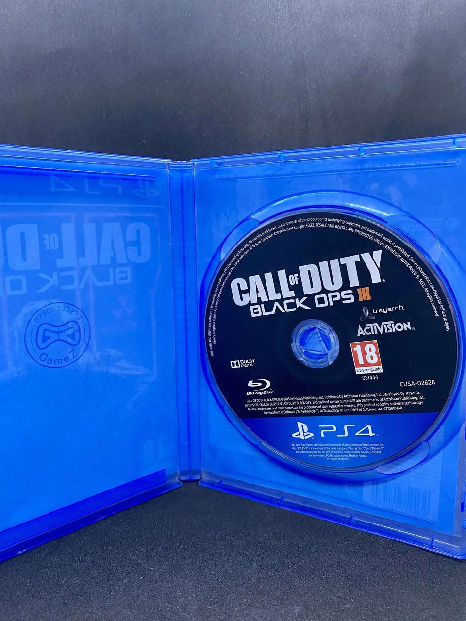 لعبة كولف ديوتي بلاك اوبس 3 نسخة عربية اكو مشكلة بمثبت القرص بالباكيت مال قرص بس القرص مابيه شي ولعبة شغالة وبيها طور زومبي ، واللعبة متعددة اللواعيب على نفس الجهاز السعر 17 الف مكاني كربلاء


**إذا كنت صاحب هذا الإعلان وتريد حذفه لأي سبب، رجاءا أرسل رسالة إلى الدعم الفني**