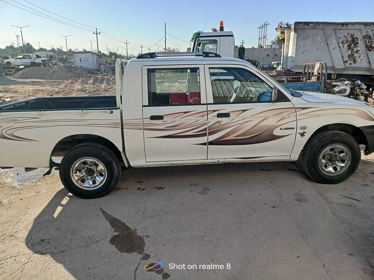 بيكم مسيوبوشي 2005
مكينه وكير بلادي 
بانزين 
تبريد 
السياره بأسمي 
رقم مميز /ميسان/سنويه 2030
المكان ناصريه مركز 
السعر 75
***********
