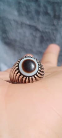 محبس • قياس ٢٠ • جزع بقري طبيعي