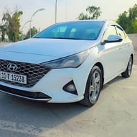 هونداي اكسنت خليجي ٢٠٢٢ بدون صبغ  مواصفات فتحه تبريد قطعتي  تحكم استير...