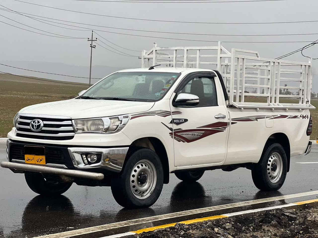 تۆیۆتا هایلۆکس 2016 سعودیە 
بێ بۆیاخ بێ لێدران 
هەموو گیانی بەشەرت 
چوار تایەی نوێی لەژێرە 
سەنەوی نوێیە 
تحویل و غەرامە بەشەرت 
هیچ مەسرەفێکی تێدانیە 

سـعـر : لە کۆمێنت داوابکە ڕاستەوخۆ بۆت دێت 📥 

گێر و مەکیەنەی بەشەرت 
هیچ کێشەیەکی تێدا نییە 

ژمارەی خاوەنەکەی 
***********
