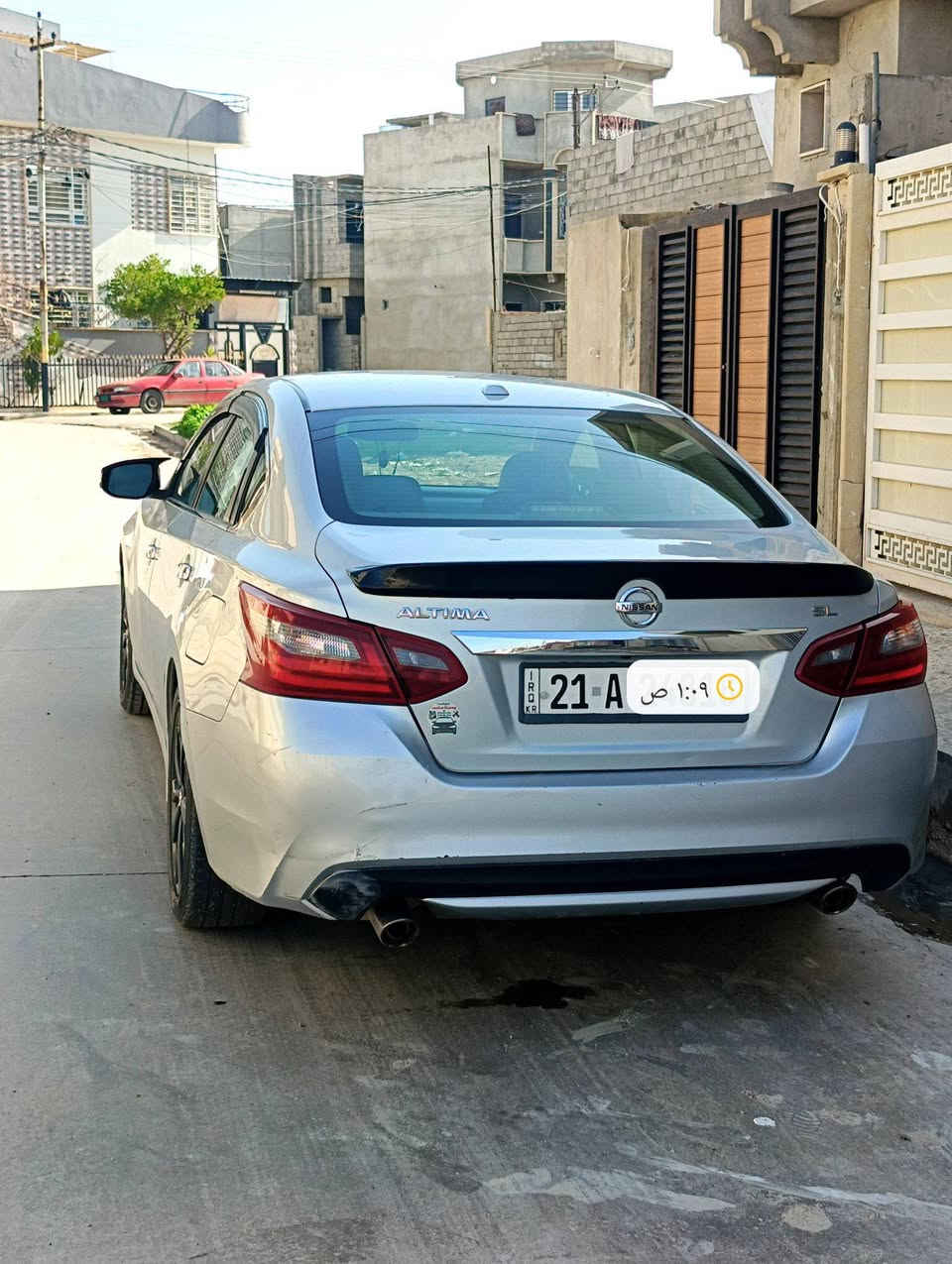 للبيع التيما SL
السعر 120 بيها مجال 
الضرر موضح بصوره
موديل 2018
الون سلفر 
رقم شمالي 
كشن جلد +كهرباء 
كشن هيتر 
تحكم ستيرن 
تثبيت سرعه 
كاميرا خلفي  
تايرات جديد 
تبريد تدفئه شغال 
صدر جديد 
كير مكينه بشرط
منضومه زنون كامل 
ماشيه 220 
رقم سليمانيه 
سنويه رقم جديد تحويل وكاله ثاني يوم 
 رقم الشاصي للمنشور 
مكان السياره الموصل

*********** بي واتساب
