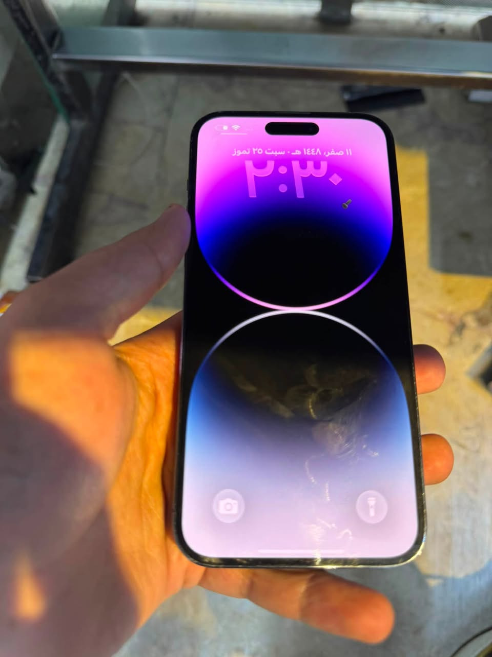 Iphone 14 pro max ❤️
جهاز جدا نظيف ممفتوح 
الجهاز بطارية 89 
و ذاكرة ٢٥٦ 
مكاني زيونة 
الاتصال ع هذا الرقم ‭***********‬

