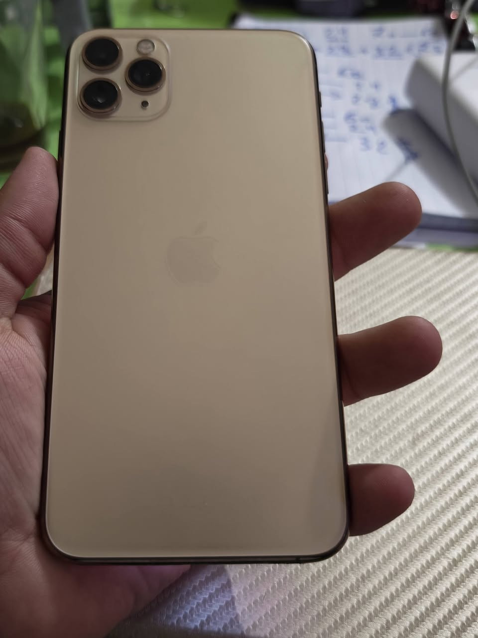 ايفون 11 برو ماكس 256ذاكرة
ياباني 

بطارية 79 بلادية

الجهاز نظيف كلش ما مفتوح ولا مبدل ايشي

السعر 300 قفل

*********** واتساب مفتوح
مكان بغداد
