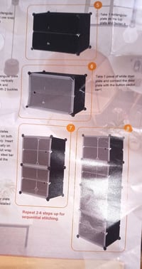 جزامة اكريلك • ٤ طوابق • ٨ خانات