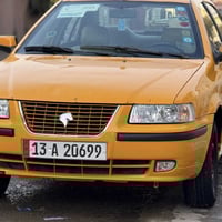 سمند مديل 2017 ألون برتقالي مصفره هيئه وغرامات دشبول اسود مبدل بيها جا...