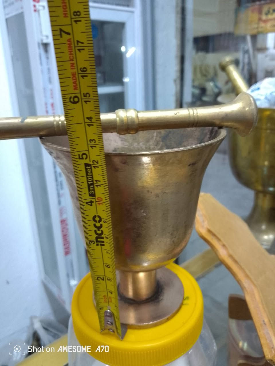 هاون نحاس اصفر قياس ١٢ونص موضح بلصوره نظافه فول سعره ٣٥ الف يوجد توصيل


**إذا كنت صاحب هذا الإعلان وتريد حذفه لأي سبب، رجاءا أرسل رسالة إلى الدعم الفني**