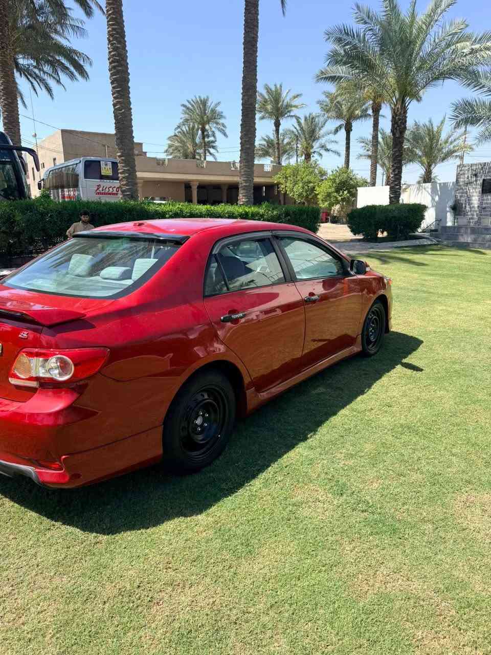 سلام عليكم
تويوتا كورلا
موديل ٢٠١٠ 
وارد أمريكي 
سياره جديده 
كم قطعة بيهه صبغ 
حادث جاملغ ايمن بنيد بدون اي داخل جاملغ الخلف طخه بسيطه 
سياره عل وضع الشركه 
ابيع صبغ حزام 

للاستفسار ***********  / ***********
