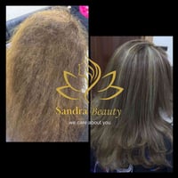 صالون ساندرا بيوتي • قصة صبغ ميش • الديوانية حي العروبه