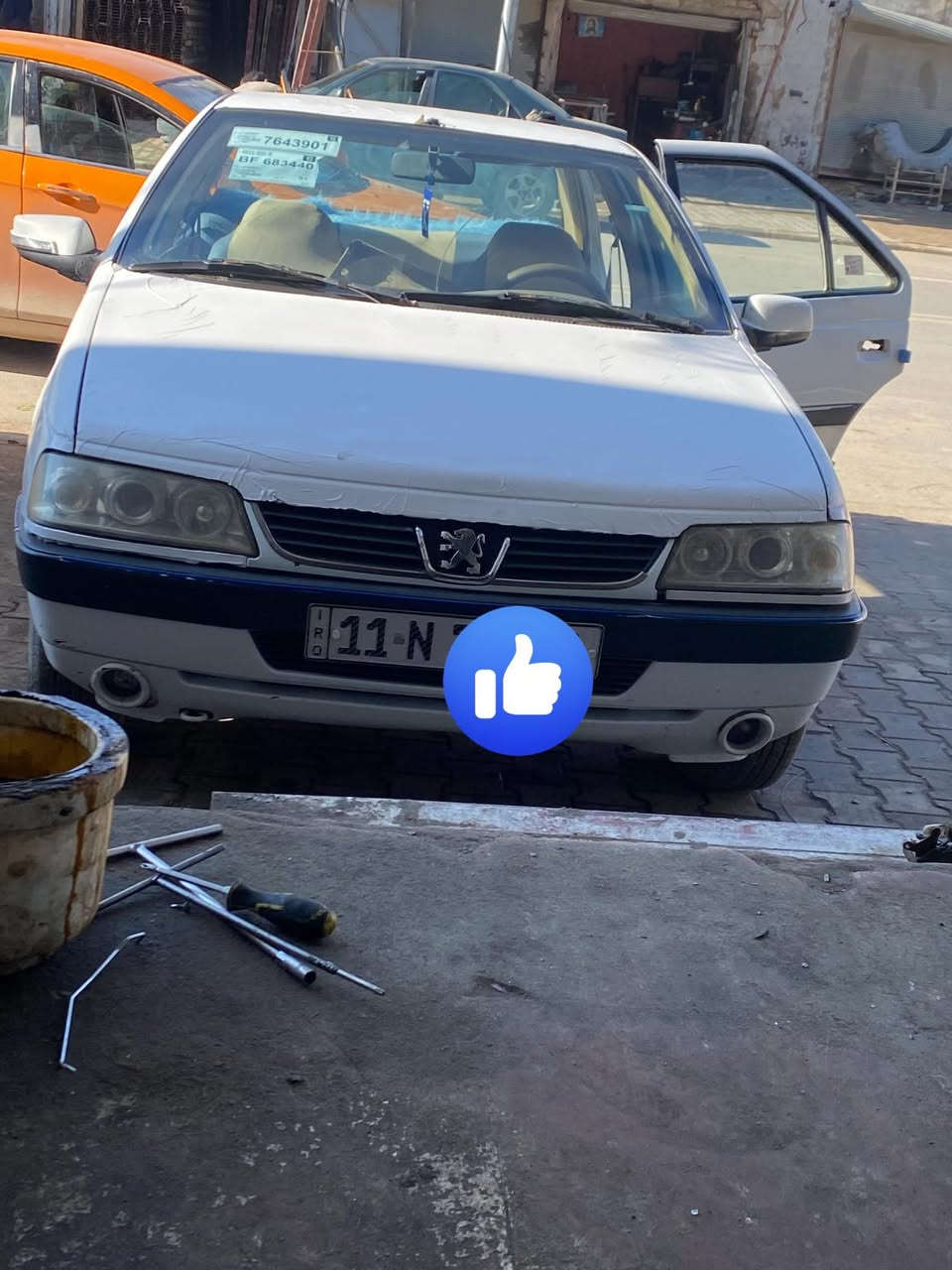 بيجو مديل ١٢كفاله بيهه بارد شي بسيط مكينه تبخر  حداديه جديده كلج وكير جدد تاير جديد مكانه نجف السعر ٣٨وبيهه مجال ***********
