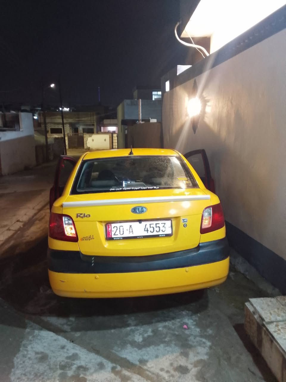 السلام عليكم كيه ريو موديل 2008كندي هيئه وغرامات صفر رقم ديالى شرط التحويل ويه صاحبه الشرعي بلموصل السعر88 بيه مجال قليل ضرر بوند مبدل بل دواخل باب خلف السايق مبدل وضربه صغيره تلقيطات مال تكسي شي قليل رقم الهاتف ***********
