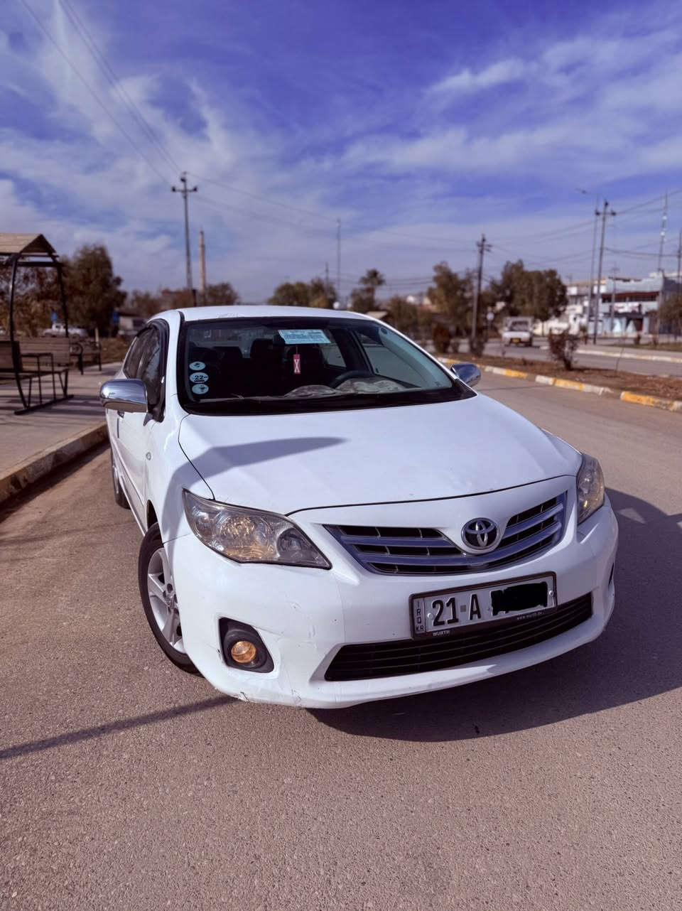 كرولا 2008 خليجي 
بيها مكانات صبغ ابيع صبغ عام بدون دواخل بدون ضربه (مال تشليع الصبغ)

مكينه 1600 مامفتوح شرط كير اتوماتيك 

رقم سليمانيه انكليزي 

السيارة جاهزة وكامله مابيها دينار مصرف 

السعر 92 ورقه 

مكاني بعشيقه 
***********
***********
