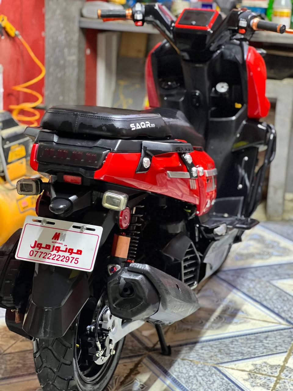 السلام عليكم دراجة TANK كوري موديل 2025 زيرو بعدها ممشاه قليل السعر 950 وبيها مجال للطيبين مكاني ديالى الخالص ***********
