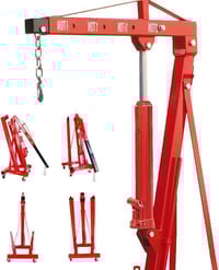 🚨 أقوى عرض 🔧 رافعة هيدروليك 2 طن 💪 تفتح وتطوي بسهولة، مثالية لرفع المح...