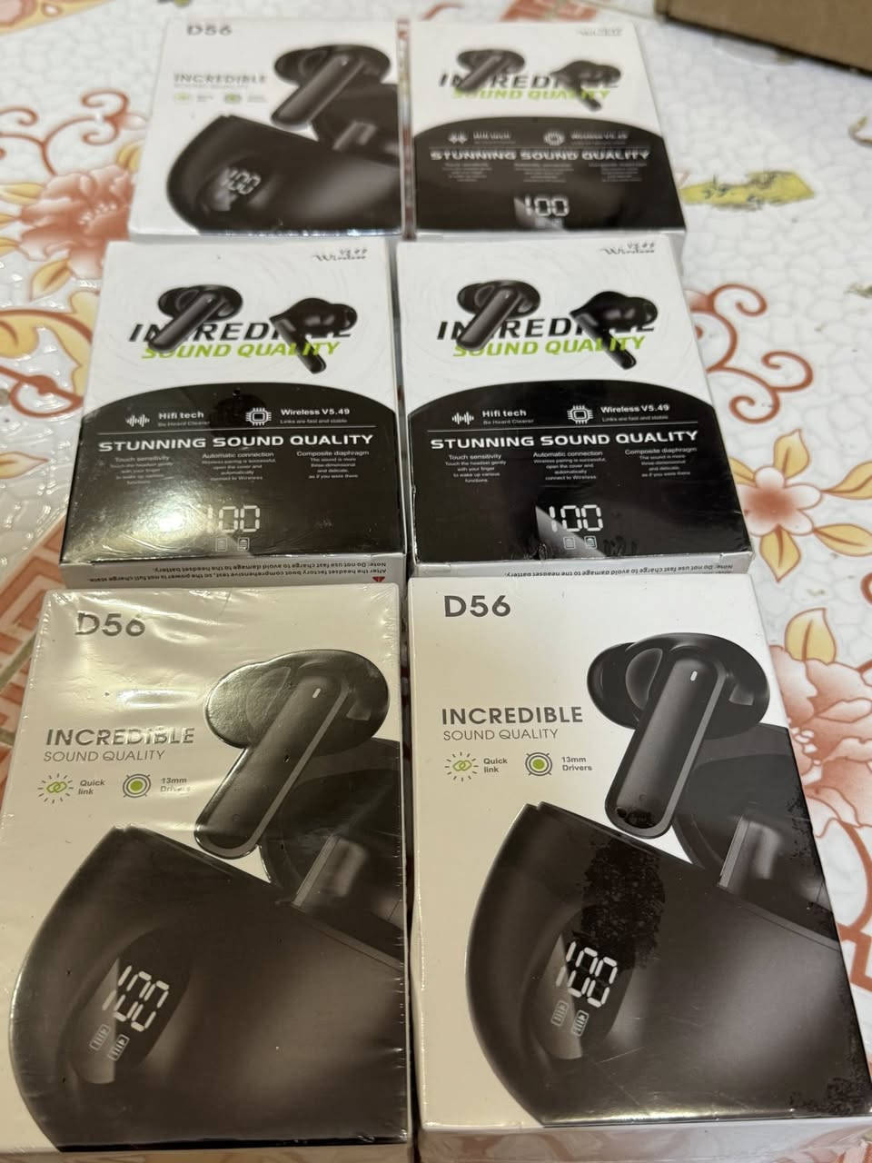 6 قطع ايربودات راقية جدا شحن وصوت وبعدهن بالسلفون اطونا بيهن سعر وبالعافية


**إذا كنت صاحب هذا الإعلان وتريد حذفه لأي سبب، رجاءا أرسل رسالة إلى الدعم الفني**