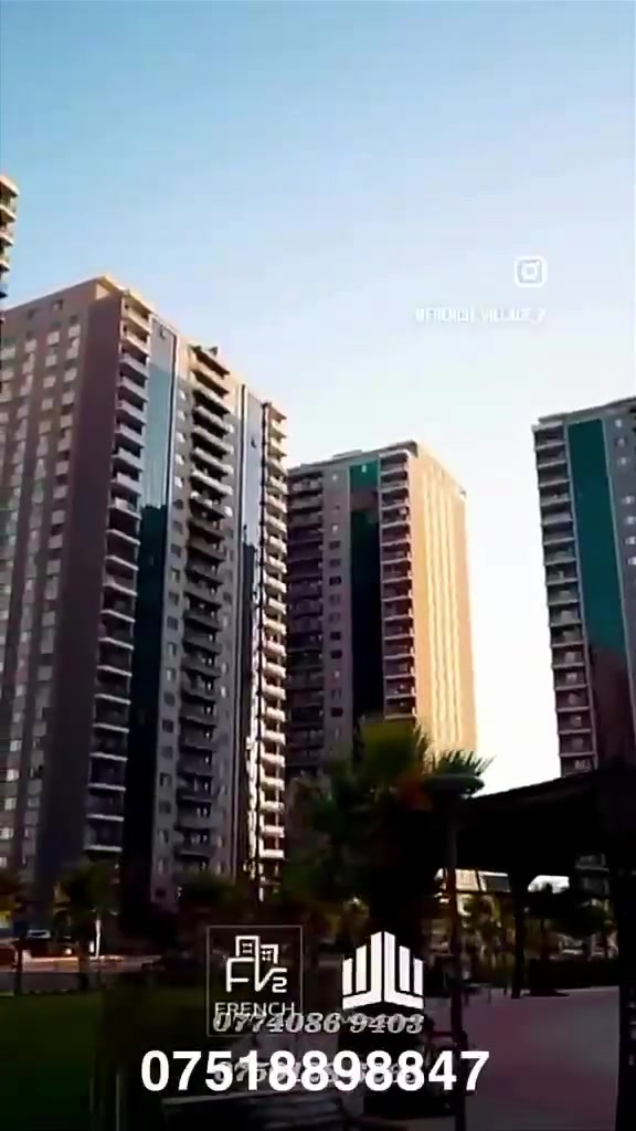 شقق مفروشا وموثثا لي الايجاردهوك القريةالفرنسية 2لليجار الاسبوعي والشهري ‭0774 086 9403‬
