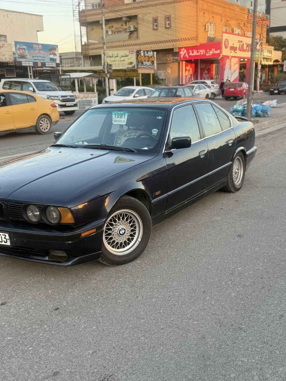 السلام عليكم بي ام 525اصل وفصل رقم اربيل تحويل ثاني يوم تدفه تبريد كله شغال صدر امامي خلفي كله جديد ترايك للبصره موديل 91كشنات جلد بلادي كشنات كله كهربايات السياره ماناقصه برغي السياره فقط مصبوغه جماليه اي حادث مابيه كله بلاد كهربايات كله شغاله مكان السياره كركوك السعر 80 وبيها مجال حك الجيه ومراوس هم يرهم حسب القناعهً وهاذا رقمي ***********
