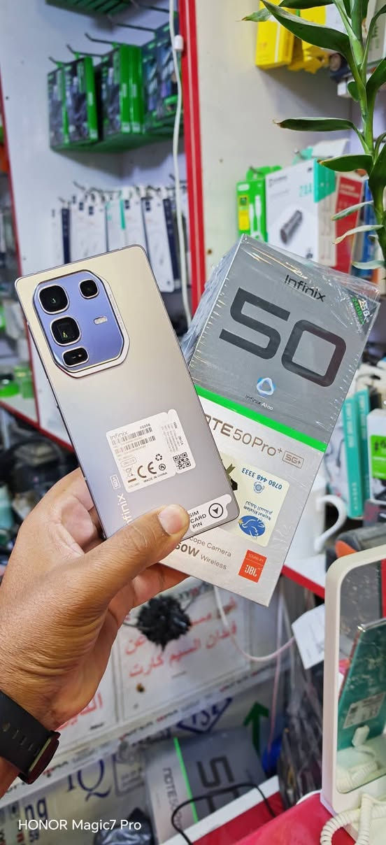 جهاز انفنكس نوت 50 برو بلس نسخه عالمية
جهاز جديد مستخدم اقل اسبوع
ذاكرة 256 ± 8+5
صوت جدا واضح وعالي + ستريو
كامرتة تخبل عملاقة جهاز فد شي 
مكاني حلة يم جسر ثورة
رقمي *********** ومفتوح خاص

