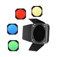 موجه اضاءة حديد  يثبت على جميع انواع الاضاءة مع 4 الوان RGB  جديد السع...