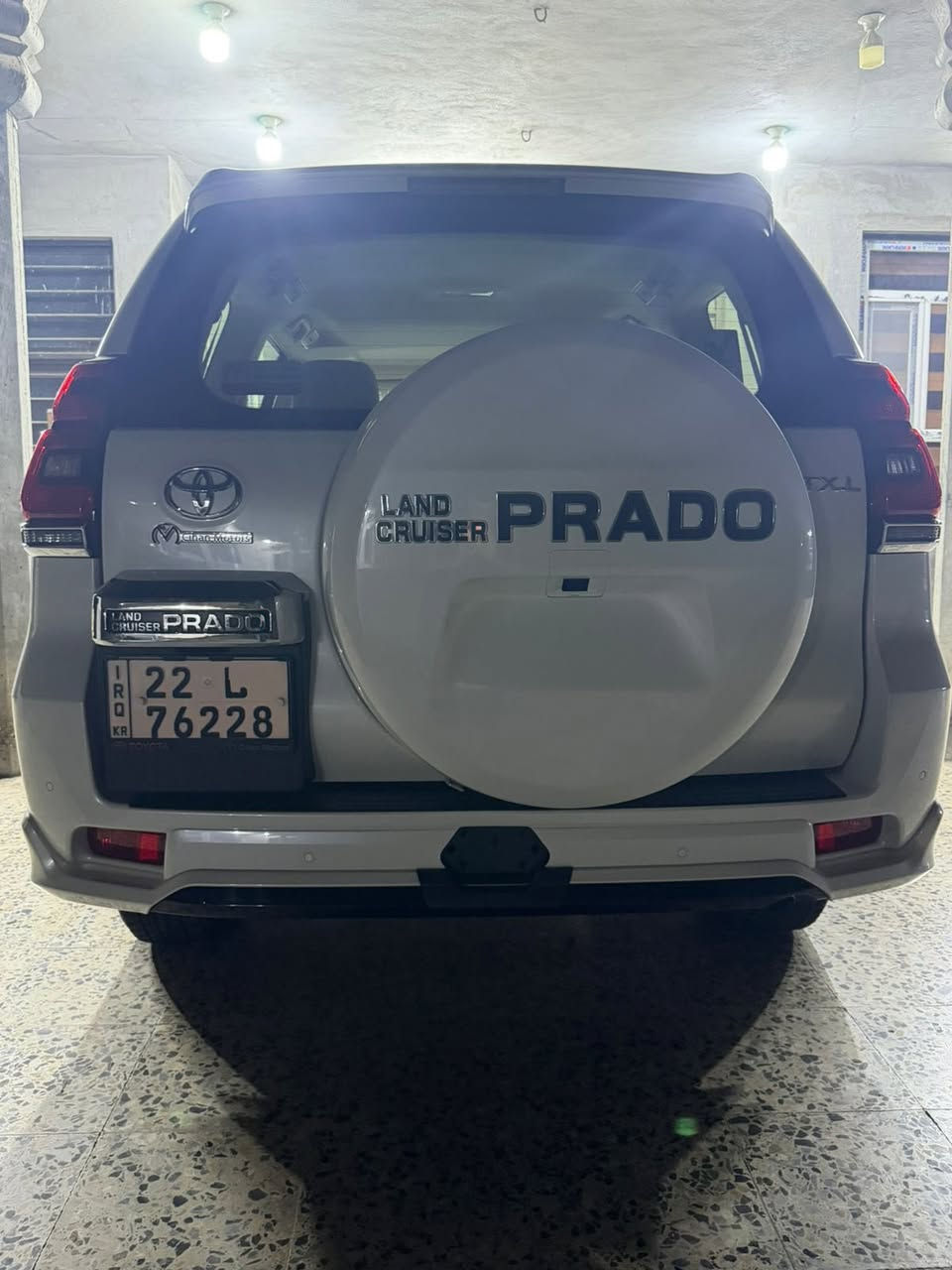 تويوتا برادو موديل  ‎2023
سياره زيرو  اللون ابيض  
 مرقم شمالي أربيل رقم الجديد بأسمي
ا‎السيارة خاضعة لضمان شركة تويوتا العراق (3)سنوات
- TOYOTA PRADO TX.L    
‎- فتحه سقف سلايد روف 
‎- بصمة دخول و تشغيل 
‎ -   مقاعد مخمل بيجي
‎- كاميرا خلفيه 
‎  -     شاشه لمس 
‎- مرايا كهرباء 
‎- مثبت سرعة  crose 
‎- إضاءة LED 
- AUX, BLUETOOTH 
‎- شاحن لاسلكي 
‎- ثلاجة
‎للاستفسار اكثر اتصل على الرقم 
العنوان بغداد الغزالية 
***********6
***********
