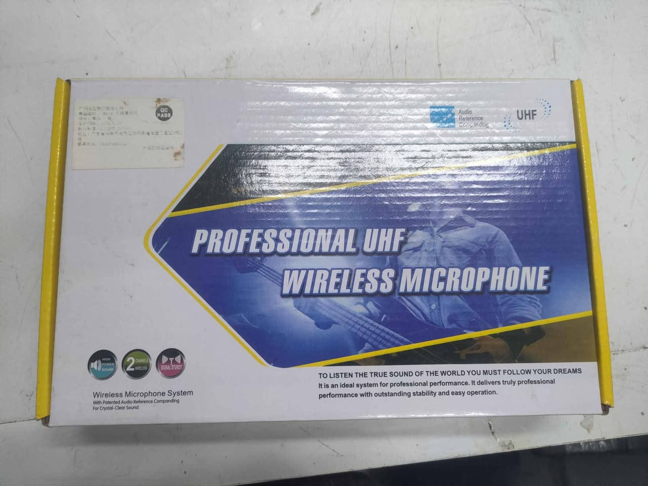 مايكات وايرلس محمول شحن تايب C جديد مجموع 3 سيت اثنان ثنائي والاخير رباعي المايك
يحتوي على جهاز استقبال وارسال شحن بطاريات ليثيوم جديد السعر .
الثنائي المايك 35 الف السيت الواحد
رباعي المايك يحتوي على جهاز استقبال ارسال إشارة شاحن واير توصيل مايك بالإضافة إلى أربع مايك السعر 50 الف أي استفسار المراسلة على الخاص او الاتصال على الرقم .
***********
يتوفر خدمة توصيل كركوك, العراق
