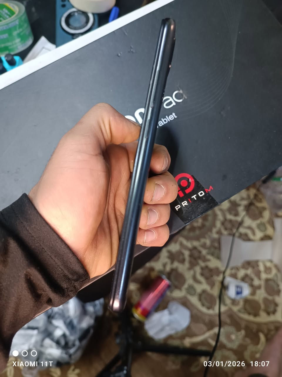 سلام عليكم ... مكاني كركوك

جهاز ريدمي 10A ذاكره 64 كيكه رام 4 بطاريه 5000 دبل سيم كارت او رام جهاز حيل حيل نظيف مامفتوح كبس شركة كله بلادي او شغال مابي اي عيب للبيع او مراوسه سعر 90 الف بي مجال شراي اتصل ***********
