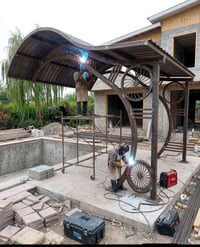 سقايف • ديكورات حدادة • حديد ٢مم