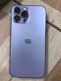 آيفون 13 برو ماكس مبدل شاشة و بطارية و ضهر كلهن أصليات فيس إيدي شغال ذ...