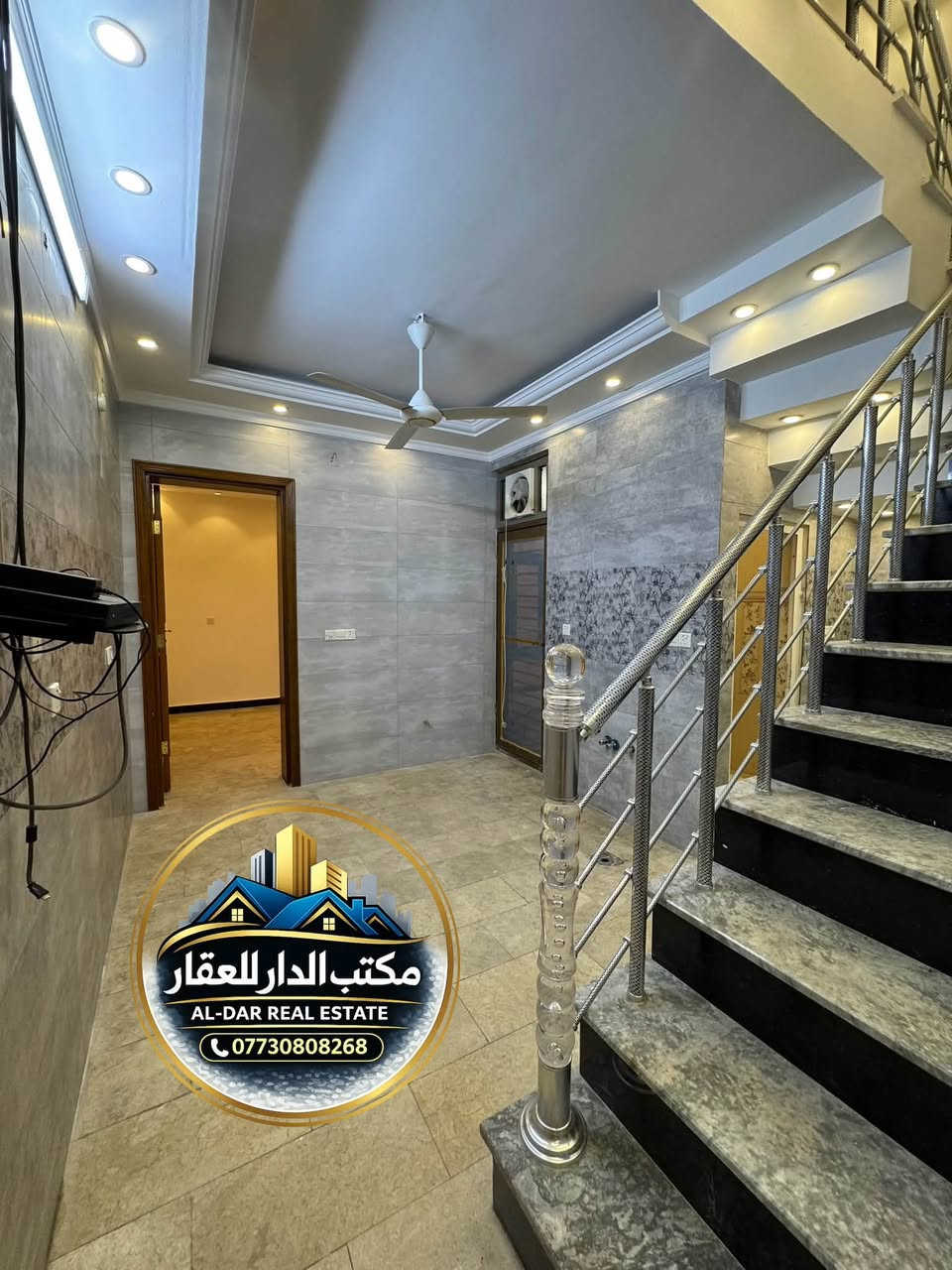 🏠 مشتمل حديث 60م للبيع 

في منطقة حي البنوك / شارع الكنيسة المدراء

محلة 319

📎بناء حديث 

 🔸واجهة 5م نزال 12م

يحتوي على 

🔸الطابق الارضي : مدخلين 

🔸استقبال منفصل 
 🔸 + مطبخ حار بارد مفتوح على الصالة
🔸+ منـور 
🔸+ حمام + غرفة نوم

🔸الطابق الاول 

🔸 2غرف نوم + حمام

للاستفسار الاتصال بالرقم التالي 
*********** 
او مراجعة مكتب الدار للوساطة العقارية
الكائن في حي البنوك بداية شارع الكنيسة من جهة الجسر
