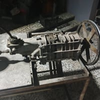 مكينة بلح شام مثرامه حجم 32  محورة كير 3 سرعات  ماطور 1 حصان يشتغل ع م...